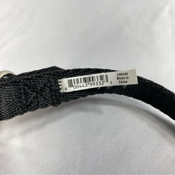 Good2Go Adjustable Black Nylon 3/4” Width 16”-20” Dog Collar - Picture 4 of 5